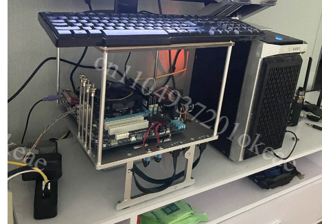 JXK-K2 Open Frame Full Aluminu - Aluminum Open Frame Test Bench Water Cooling recension och pris