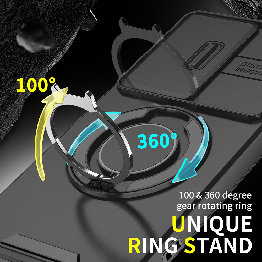Magnetic Ring Stand Phone Case - Case Fans recension och pris