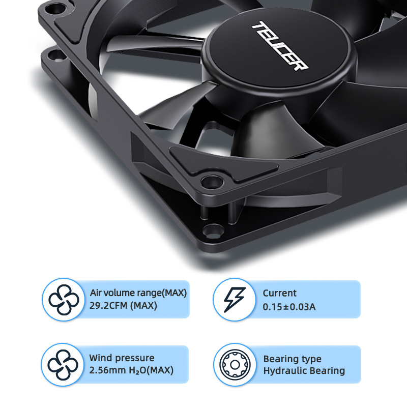 Teucer UT-8015 8CM Chassis Fan - Pc Chassis recension och pris