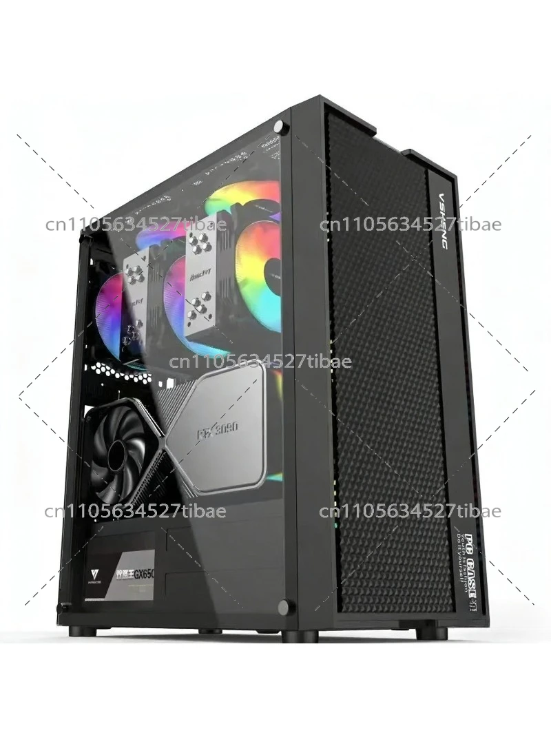 Black E-ATX Computer Case with - Atx Case recension och pris
