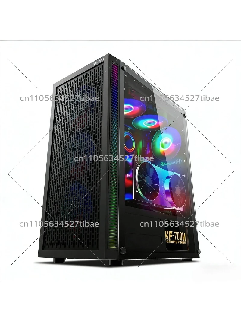 Black E-ATX Computer Case with - Atx Case recension och pris